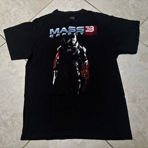 Mass Effect 3 Black Graphic T-Shirt